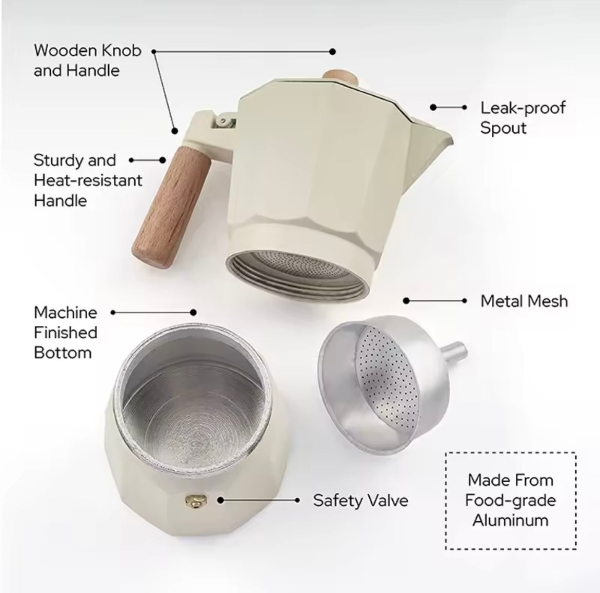 Premium Moka Pot 150ml