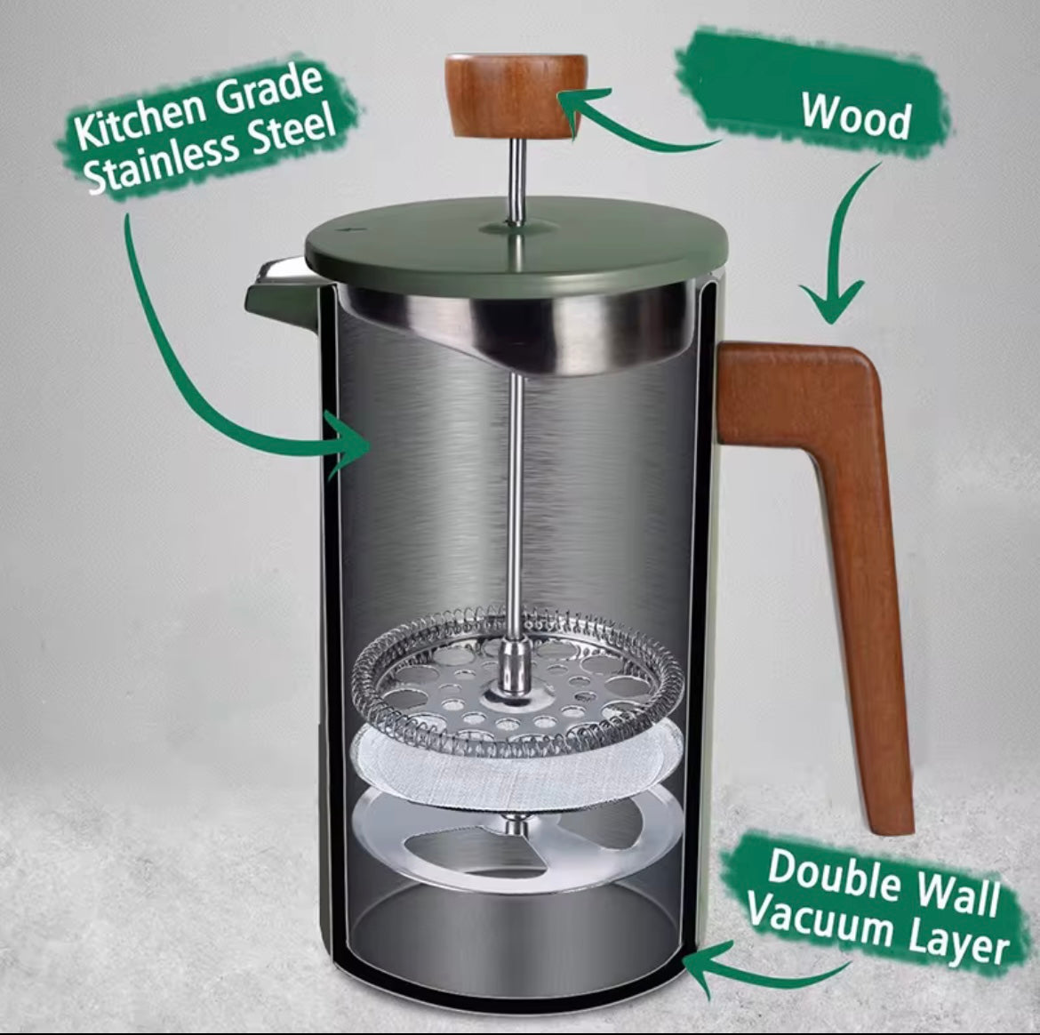 Premium French Press(1000 ml)